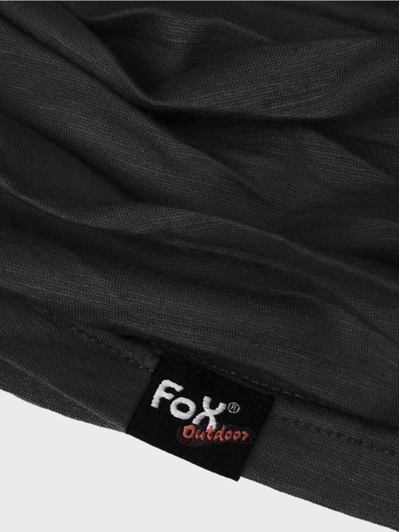 FOX OUTDOOR KOMIN CHUSTA WIELOFUNKCYJNA MERINO LITE CZARNY