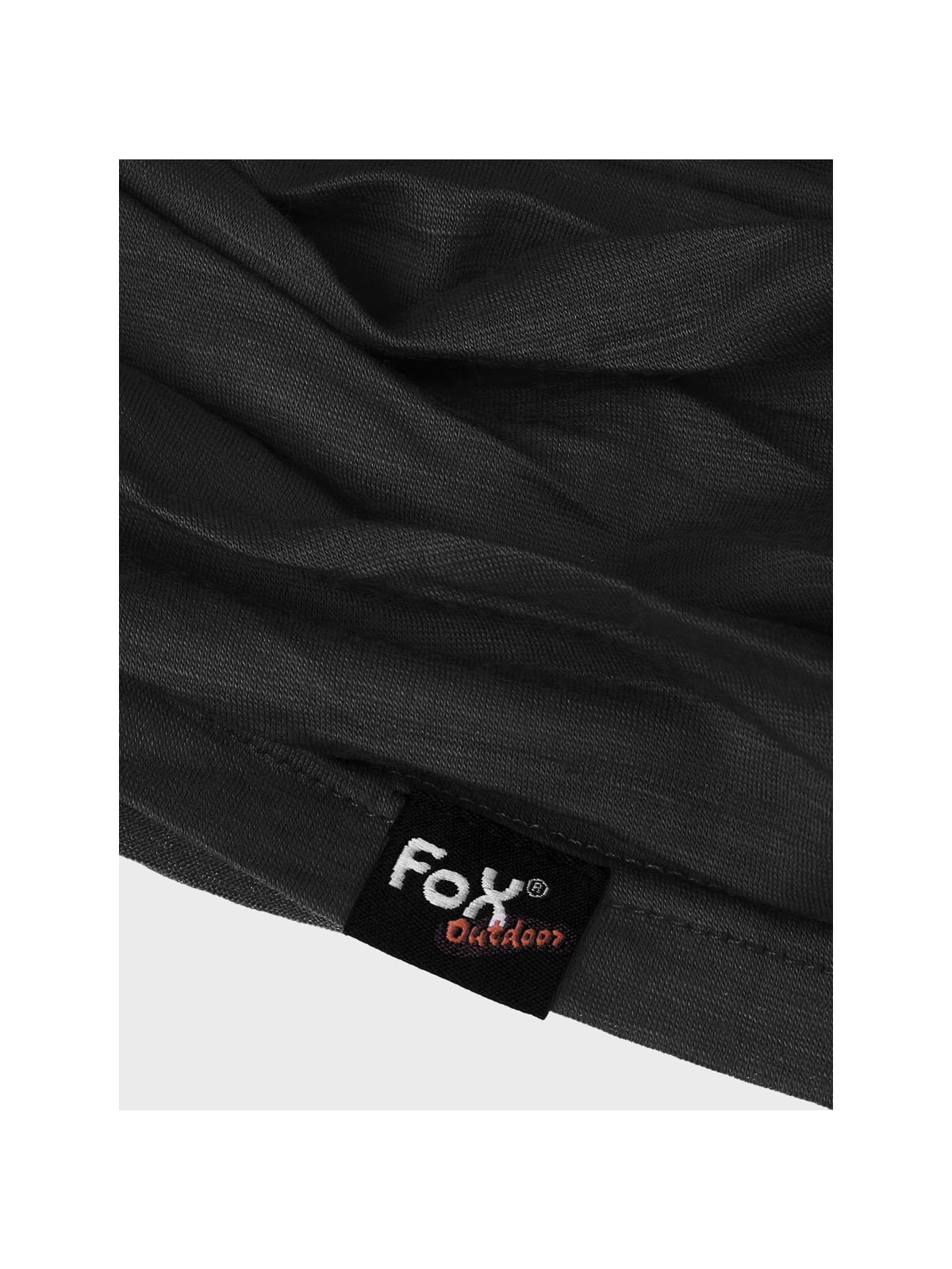 FOX OUTDOOR KOMIN CHUSTA WIELOFUNKCYJNA MERINO LITE CZARNY