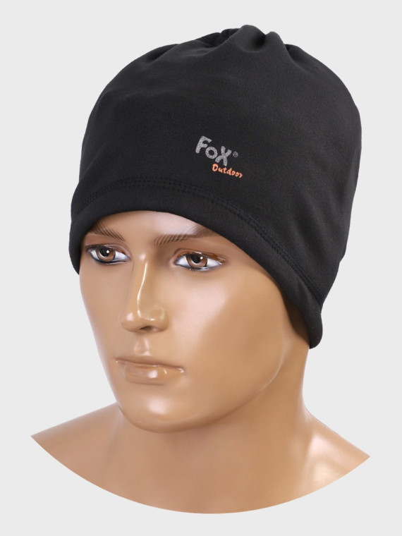 FOX OUTDOOR KOMIN CHUSTA WIELOFUNKCYJNA SOFTSHELL CZARNY