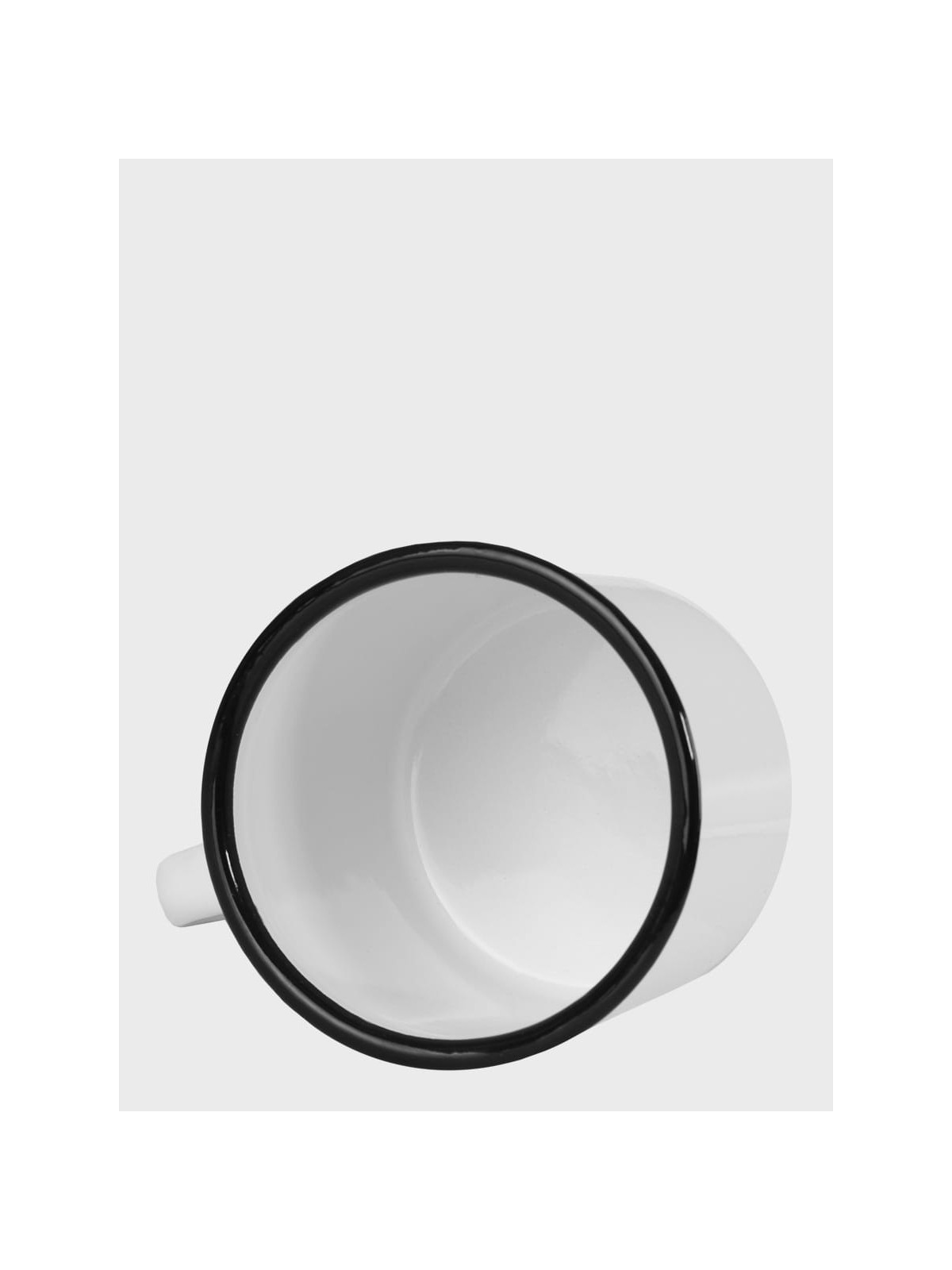FOX OUTDOOR KUBEK EMALIOWANY STALOWY 350ml 0,35 L BIAŁY