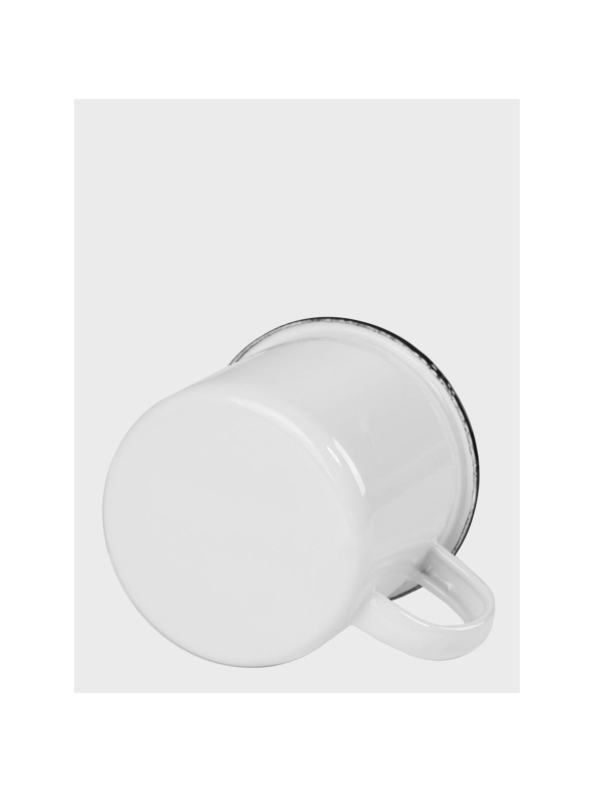 FOX OUTDOOR KUBEK EMALIOWANY STALOWY 350ml 0,35 L BIAŁY