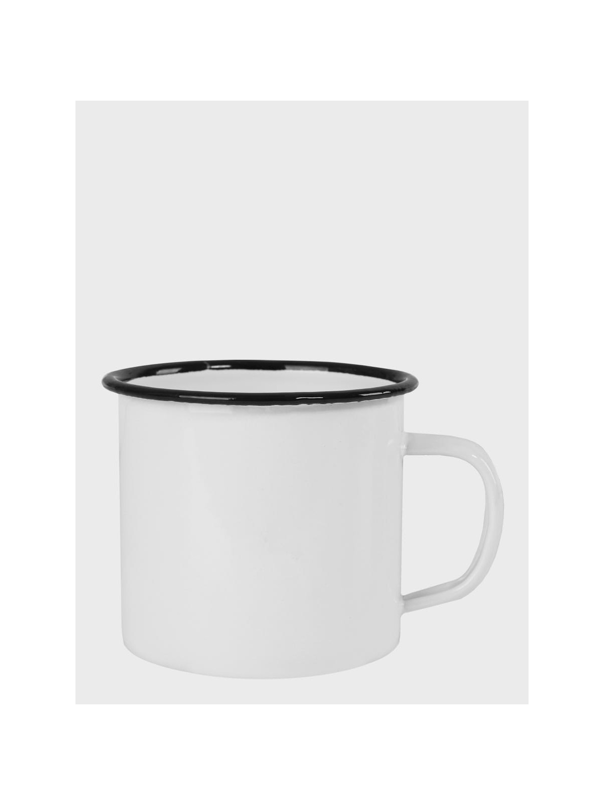 FOX OUTDOOR KUBEK EMALIOWANY STALOWY 350ml 0,35 L BIAŁY