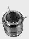 FOX OUTDOOR KUCHENKA TURYSTYCZNA SKŁADANA NA PALIWO STAŁE STALOWA