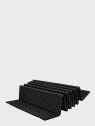FOX OUTDOOR MATA PIANKOWA KARIMATA SKŁADANA 180x58x1 CZARNA