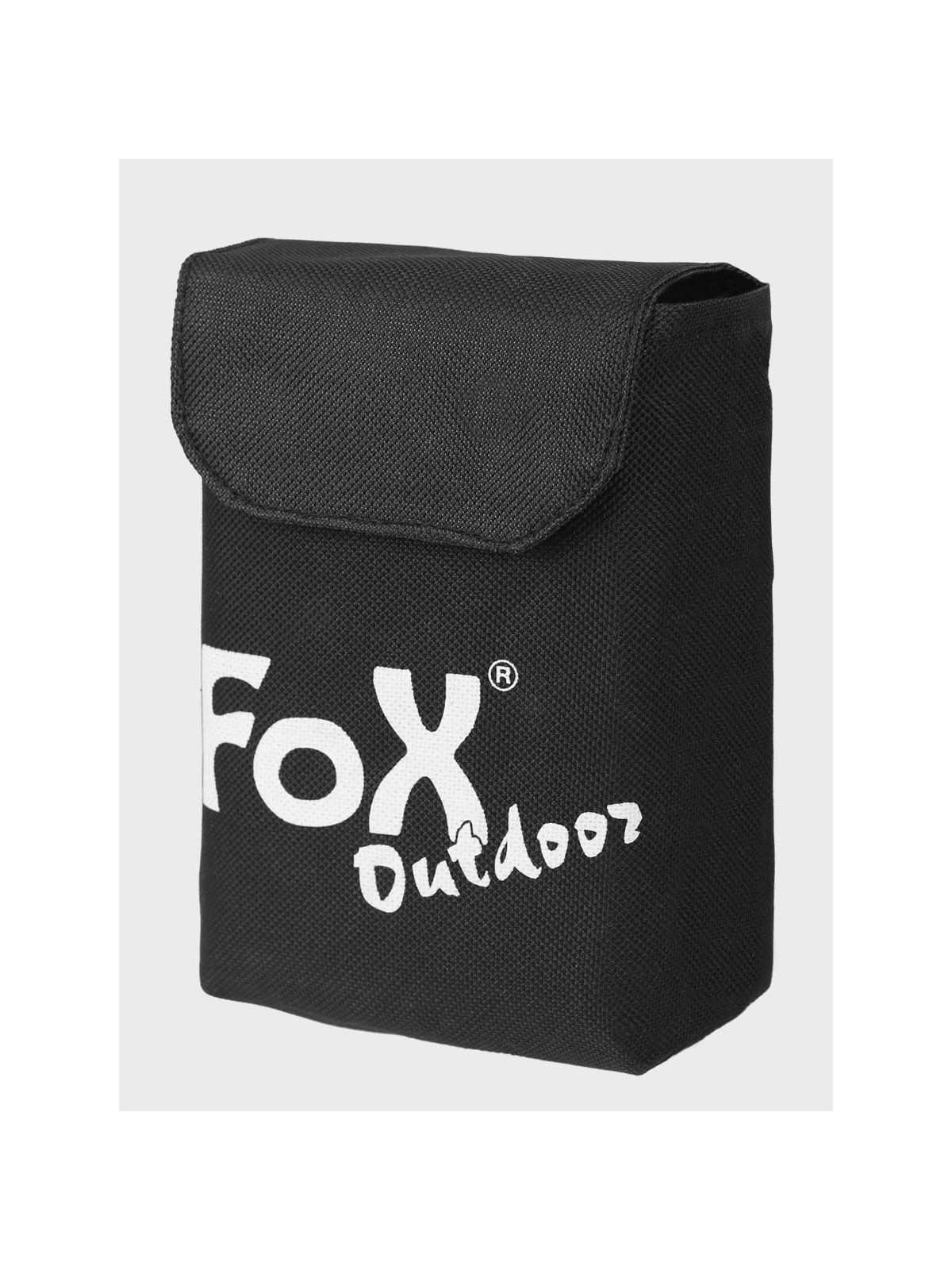 FOX OUTDOOR MATA SKŁADANA KOSTKA TURYSTYCZNA DO SIEDZENIA CZARNA