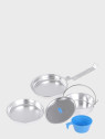 FOX OUTDOOR NACZYNIA TURYSTYCZNE ZESTAW DELUX ALUMINIUM
