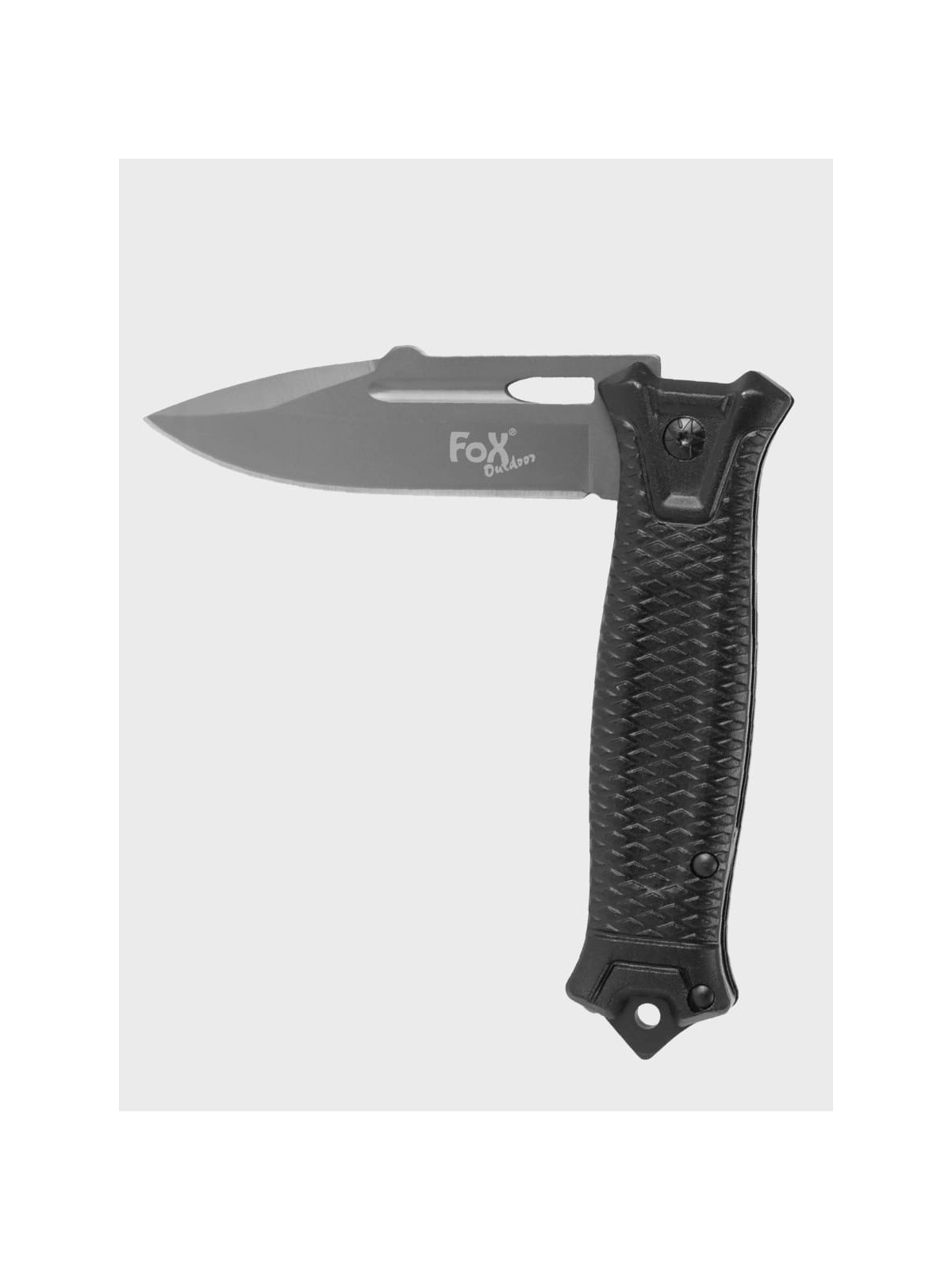 FOX OUTDOOR NÓŻ SKŁADANY TAKTYCZNY RATOWNICZY SNAKE CZARNY