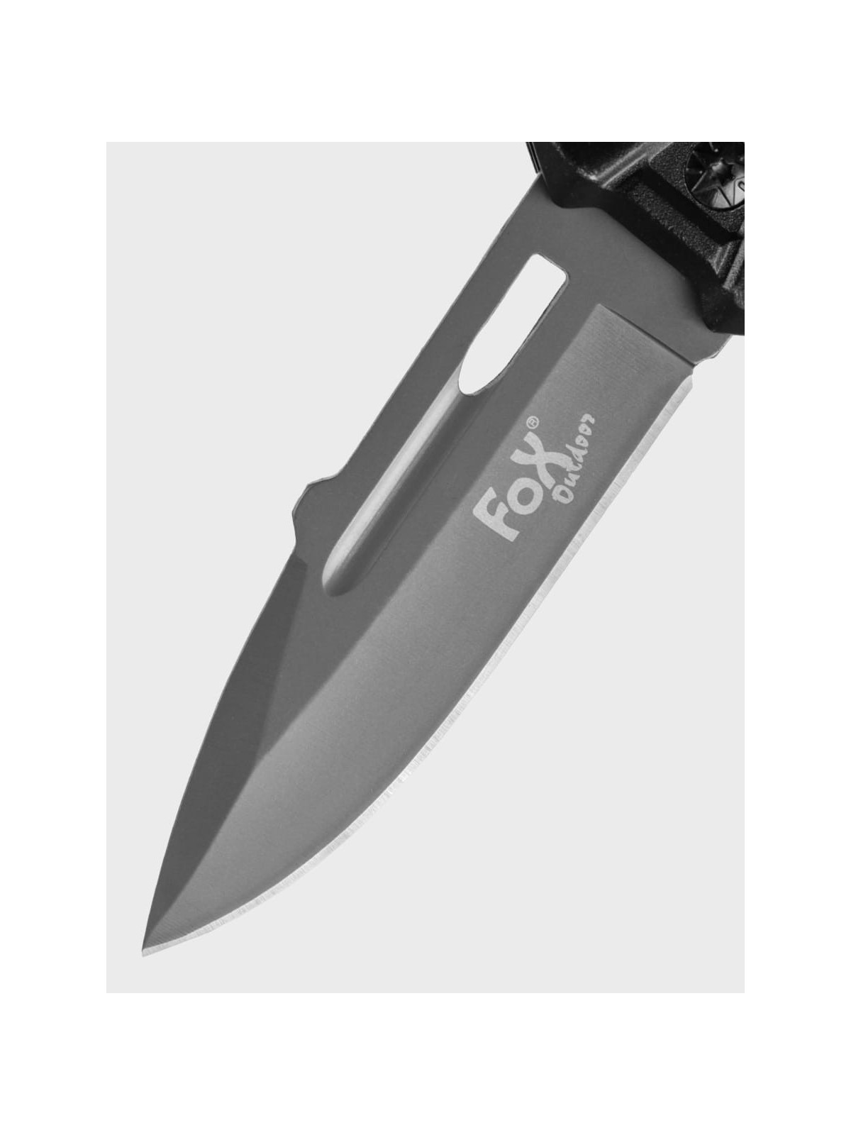 FOX OUTDOOR NÓŻ SKŁADANY TAKTYCZNY RATOWNICZY SNAKE CZARNY