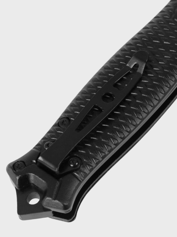 FOX OUTDOOR NÓŻ SKŁADANY TAKTYCZNY RATOWNICZY SNAKE CZARNY