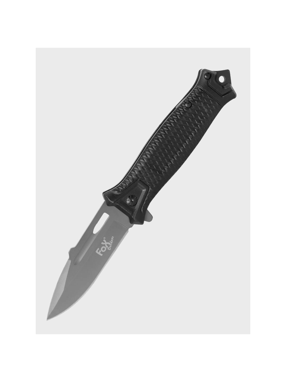 FOX OUTDOOR NÓŻ SKŁADANY TAKTYCZNY RATOWNICZY SNAKE CZARNY