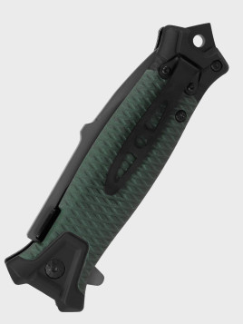FOX OUTDOOR NÓŻ SKŁADANY TAKTYCZNY RATOWNICZY SNAKE OLIWKOWY