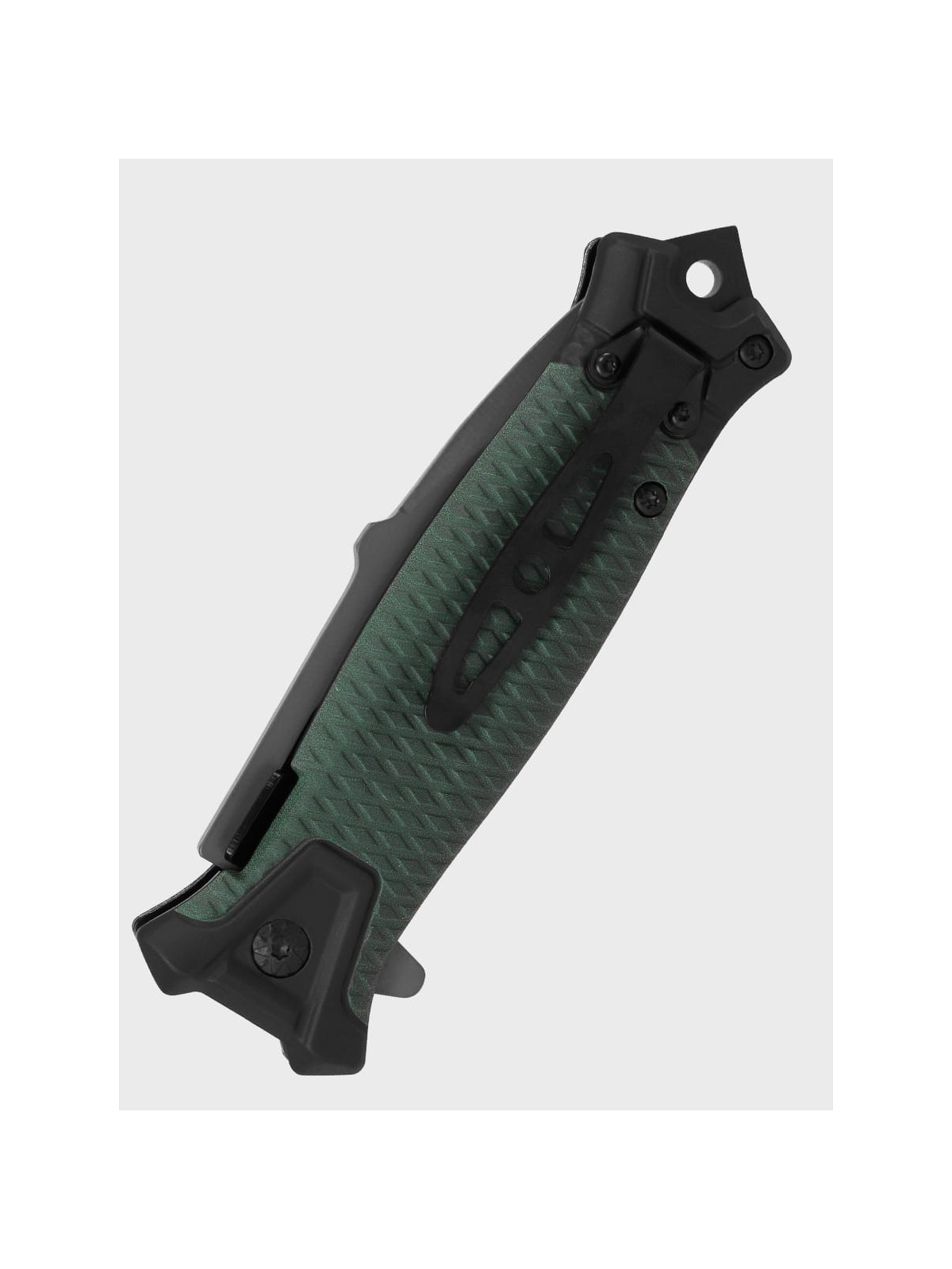 FOX OUTDOOR NÓŻ SKŁADANY TAKTYCZNY RATOWNICZY SNAKE OLIWKOWY