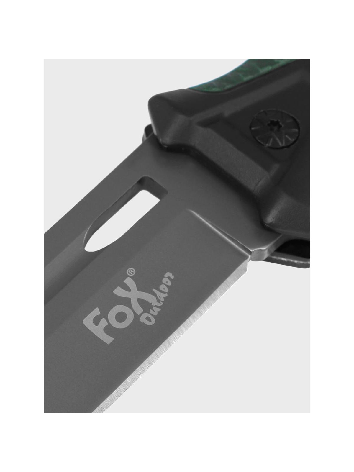 FOX OUTDOOR NÓŻ SKŁADANY TAKTYCZNY RATOWNICZY SNAKE OLIWKOWY