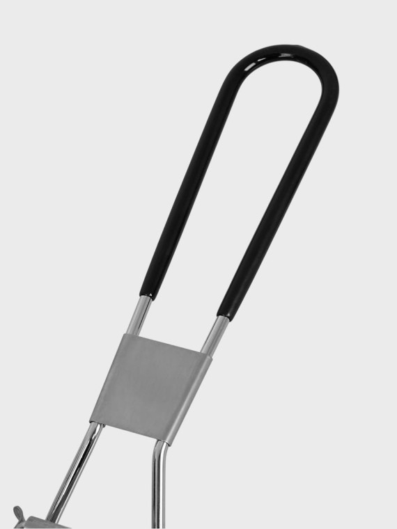FOX OUTDOOR  PATELNIA  TURYSTYCZNA ZE SKLADANYM UCHWYTEM 24CM STAL