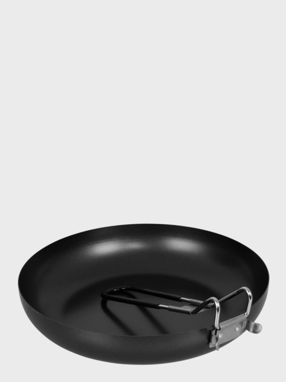 FOX OUTDOOR  PATELNIA  TURYSTYCZNA ZE SKLADANYM UCHWYTEM 24CM STAL