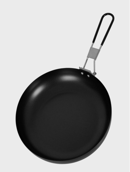FOX OUTDOOR  PATELNIA  TURYSTYCZNA ZE SKLADANYM UCHWYTEM 24CM STAL