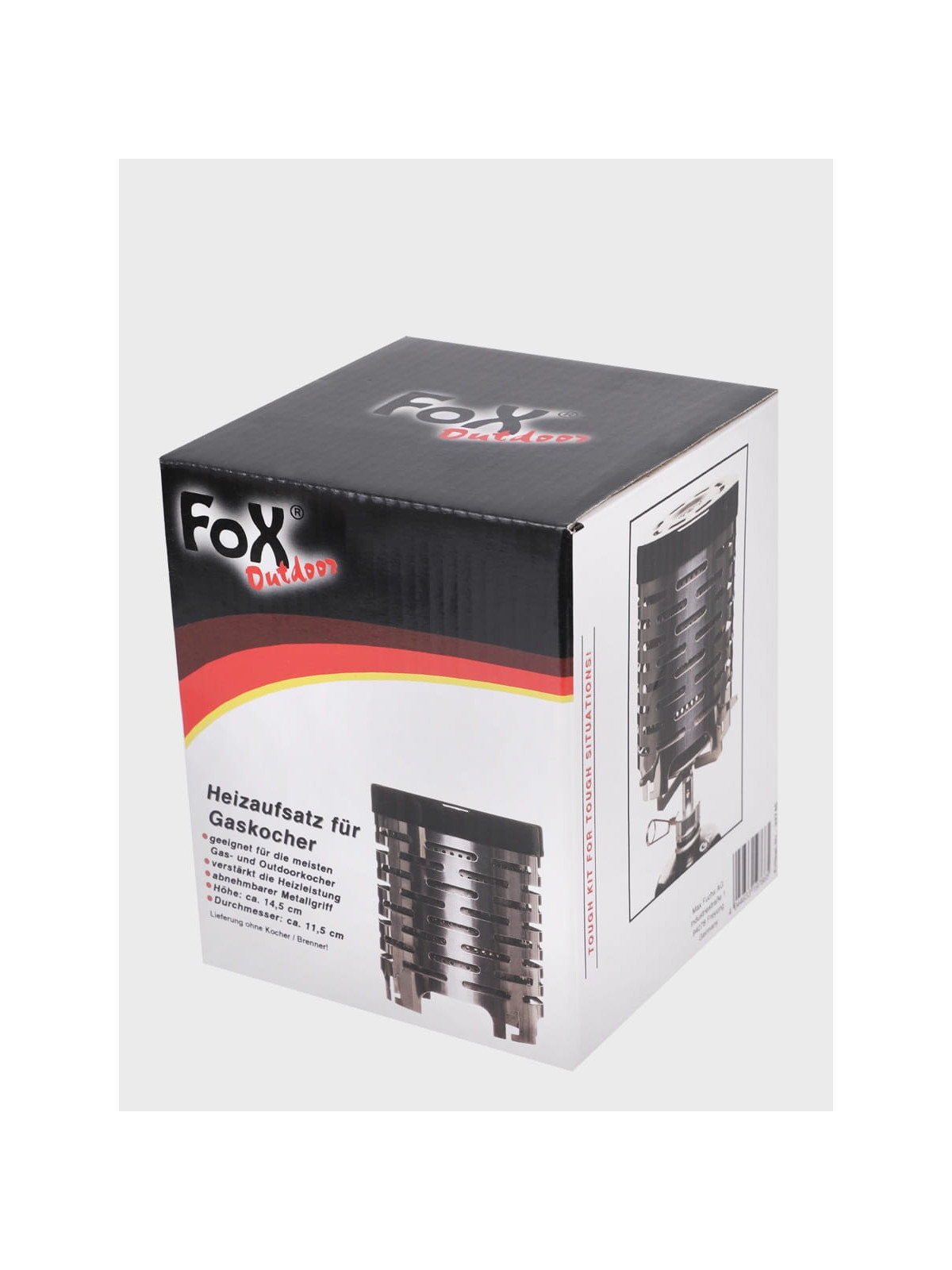 FOX OUTDOOR PRZYSTAWKA OGRZEWACZ DO KUCHENKI BUTLI GAZOWEJ