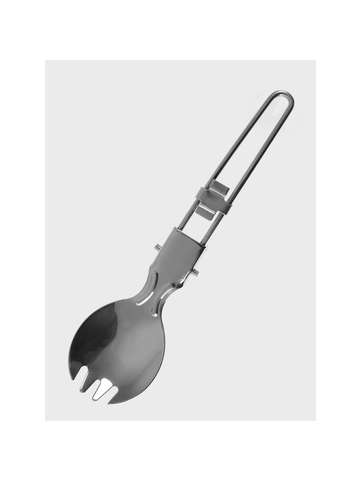 FOX OUTDOOR NIEZBĘDNIK SKŁADANY  ŁYŻKA WIDELEC 2W1 SPORK STAL