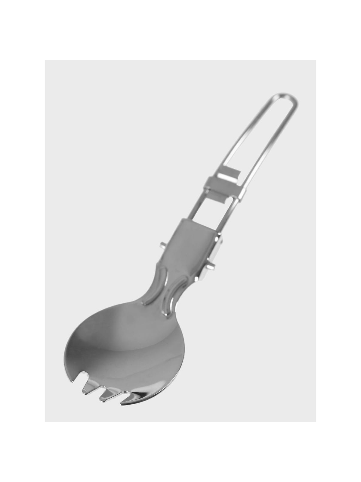 FOX OUTDOOR NIEZBĘDNIK SKŁADANY  ŁYŻKA WIDELEC 2W1 SPORK STAL