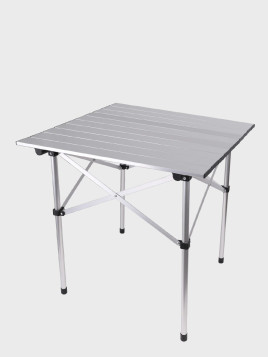 FOX OUTDOOR STOLIK TURYSTYCZNY SKŁADANY 58CM X 58 CM  ALUMINIOWY