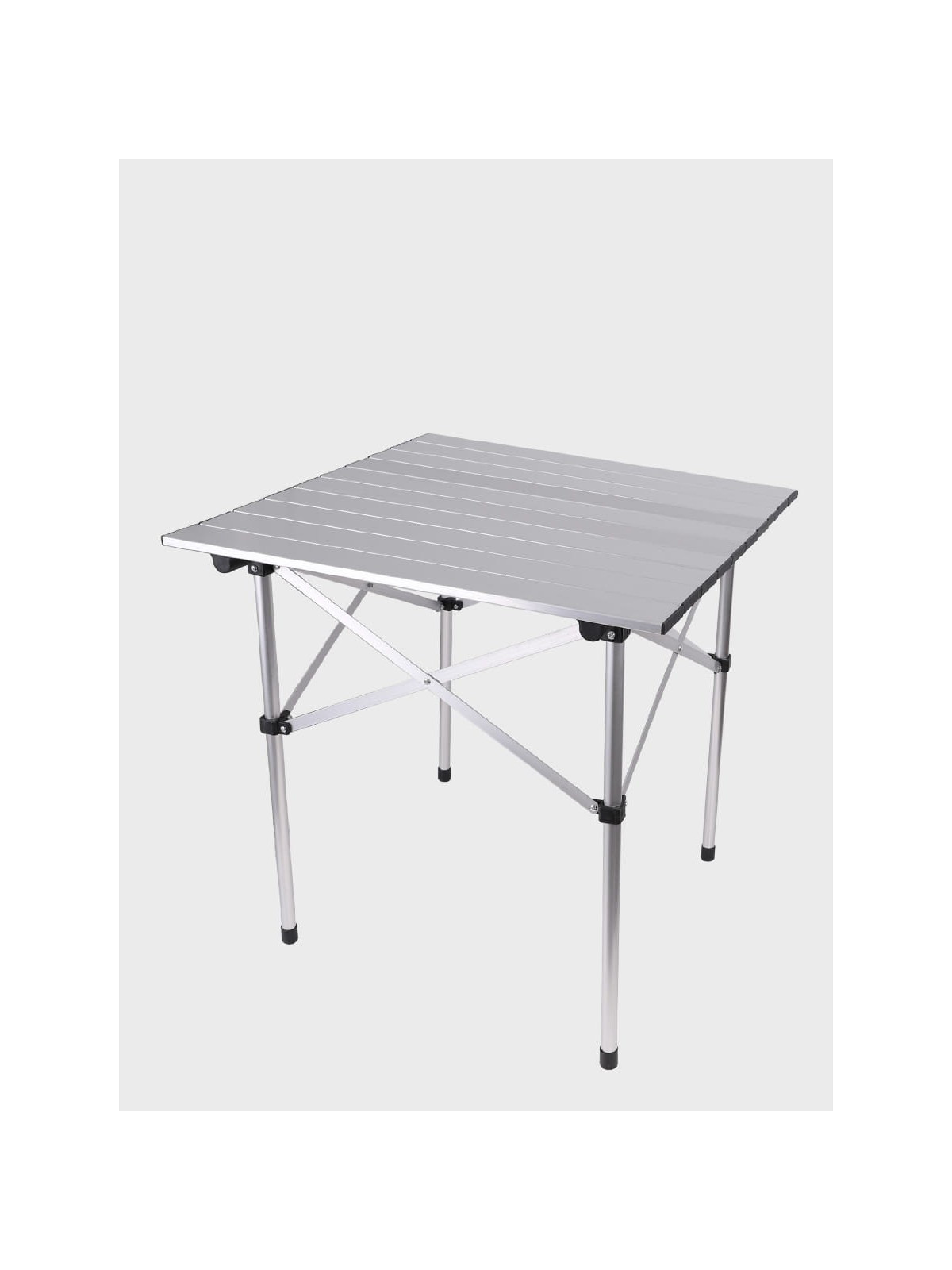 FOX OUTDOOR STOLIK TURYSTYCZNY SKŁADANY 58CM X 58 CM  ALUMINIOWY