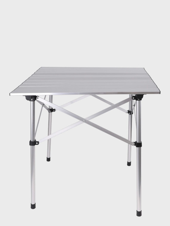 FOX OUTDOOR STOLIK TURYSTYCZNY SKŁADANY 58CM X 58 CM  ALUMINIOWY