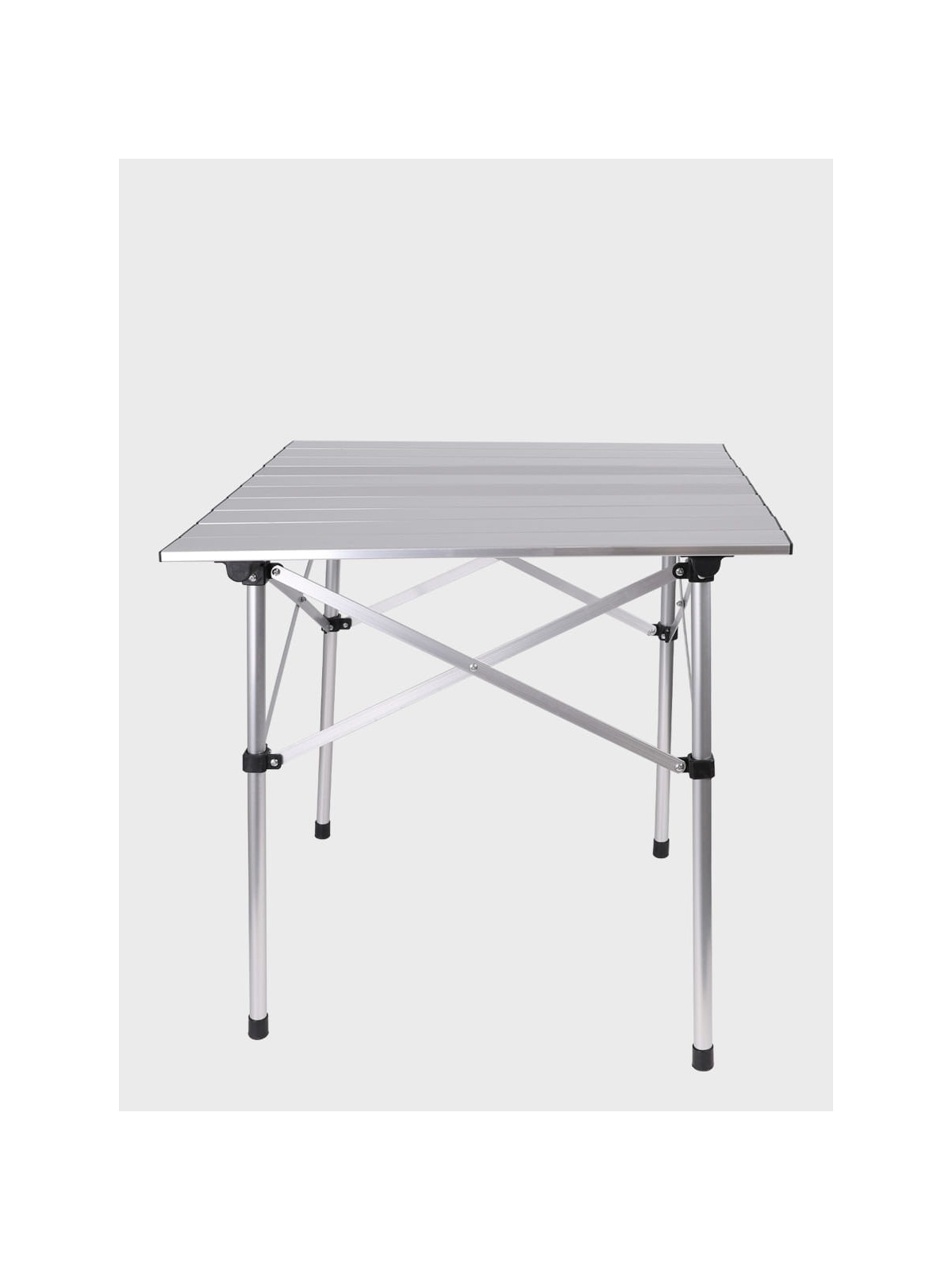 FOX OUTDOOR STOLIK TURYSTYCZNY SKŁADANY 58CM X 58 CM  ALUMINIOWY