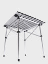 FOX OUTDOOR STOLIK TURYSTYCZNY SKŁADANY 58CM X 58 CM  ALUMINIOWY