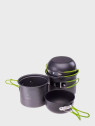 ELBRUS Zestaw Naczyń Turystycznych Hike Pro Cook Set Szaro-zielony