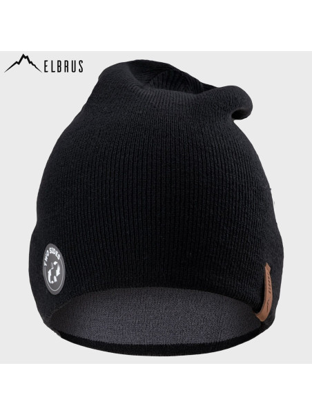 ELBRUS CZAPKA ZIMOWA DWUSTRONNA TREND CZARNO-SZARA