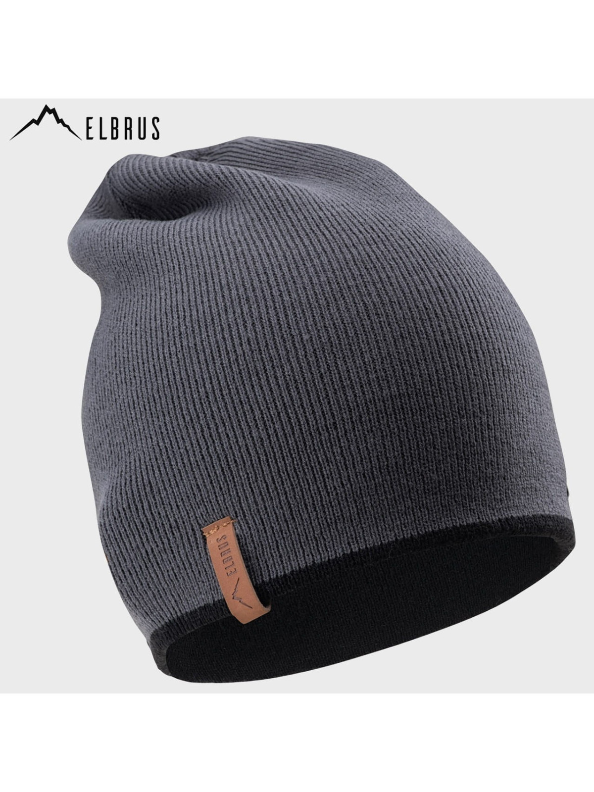 ELBRUS CZAPKA ZIMOWA DWUSTRONNA TREND CZARNO-SZARA