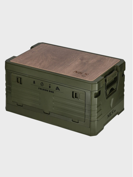 NILS CAMP Skrzynia składana z funkcją stołu 2w1 NCB4002 32l oliwkowa