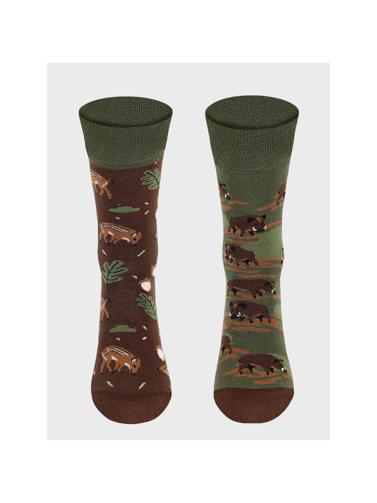 COMODO SKARPETY MĘSKIE DAMSKIE FUNNY SOCKS SM1/85 MOTYW JESIENNY DZIKI 47-50