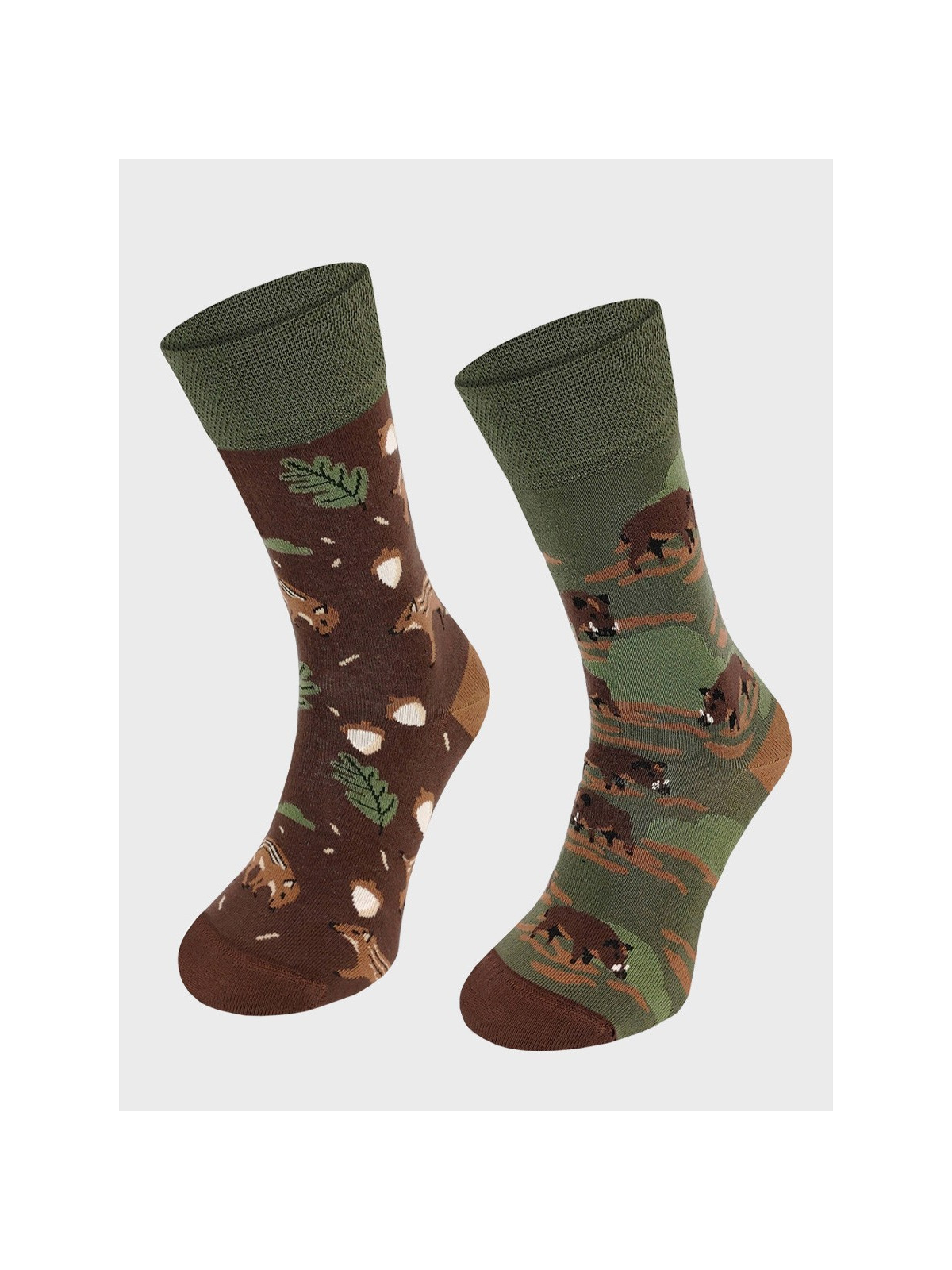 COMODO SKARPETY MĘSKIE DAMSKIE FUNNY SOCKS SM1/85 MOTYW JESIENNY DZIKI 47-50