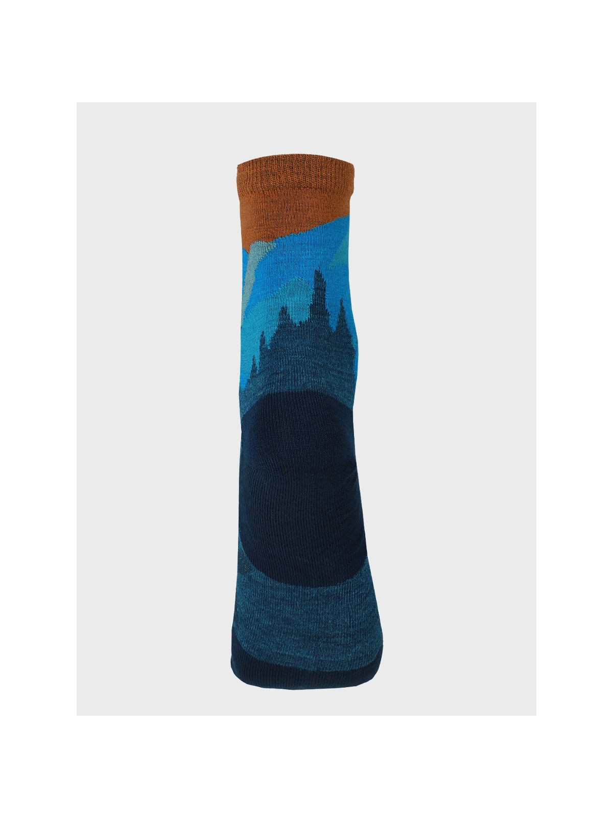 COMODO Skarpety Oddychające Wełniane Turystyczne 70% Wełna Merino Letnie w Góry Denim 43-46