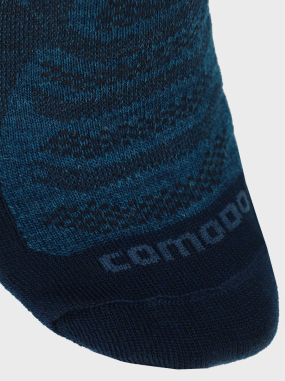 COMODO Skarpety Oddychające Wełniane Turystyczne 70% Wełna Merino Letnie w Góry Denim 43-46