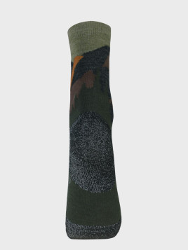 COMODO Skarpety Oddychające Wełniane Turystyczne 70% Wełna Merino Letnie w Góry Khaki 43-46