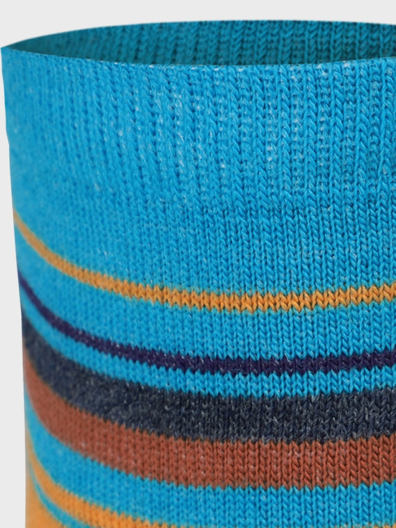 COMODO Skarpety Oddychające Wełniane Turystyczne 70% Wełna Merino Letnie Niebieskie 43-46