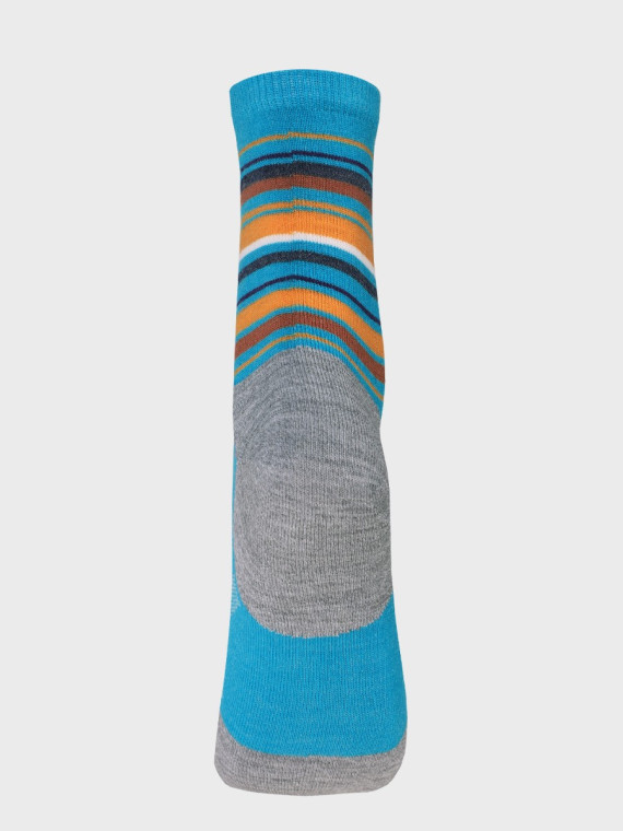COMODO Skarpety Oddychające Wełniane Turystyczne 70% Wełna Merino Letnie Niebieskie 43-46
