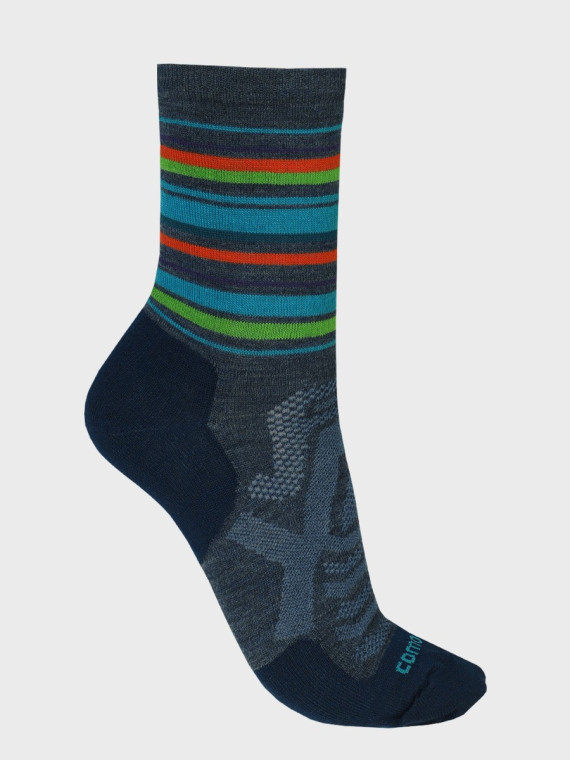 COMODO Skarpety Oddychające Wełniane Turystyczne 70% Wełna Merino Letnie Denim 43-46