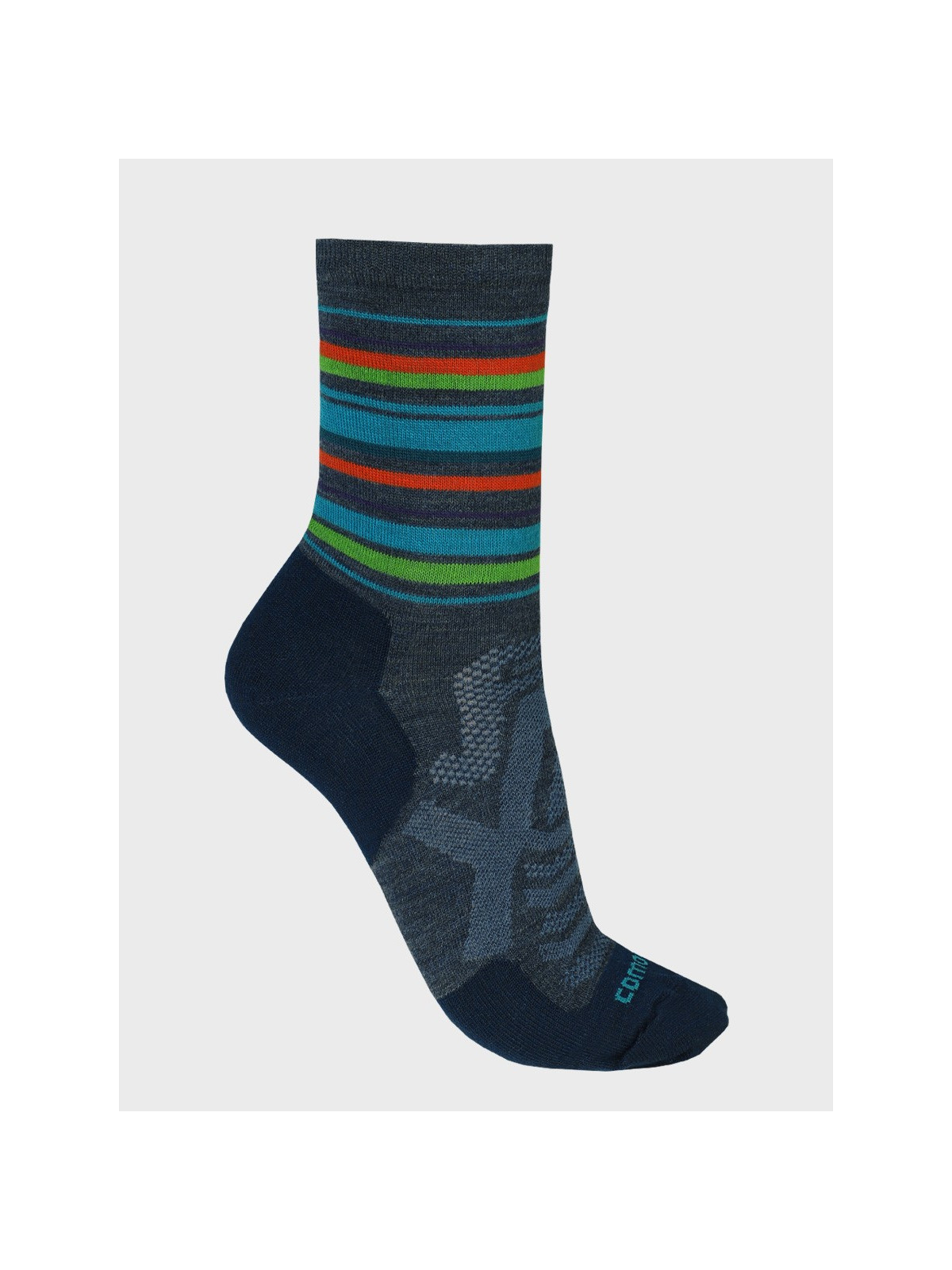 COMODO Skarpety Oddychające Wełniane Turystyczne 70% Wełna Merino Letnie Denim 43-46