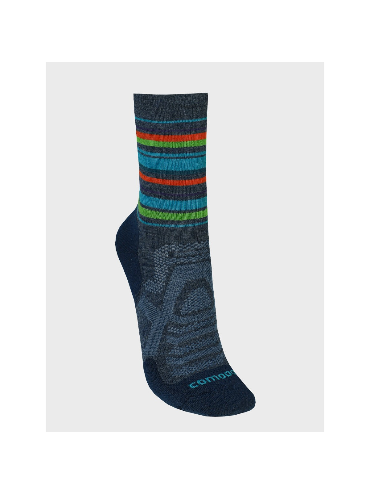 COMODO Skarpety Oddychające Wełniane Turystyczne 70% Wełna Merino Letnie Denim 43-46