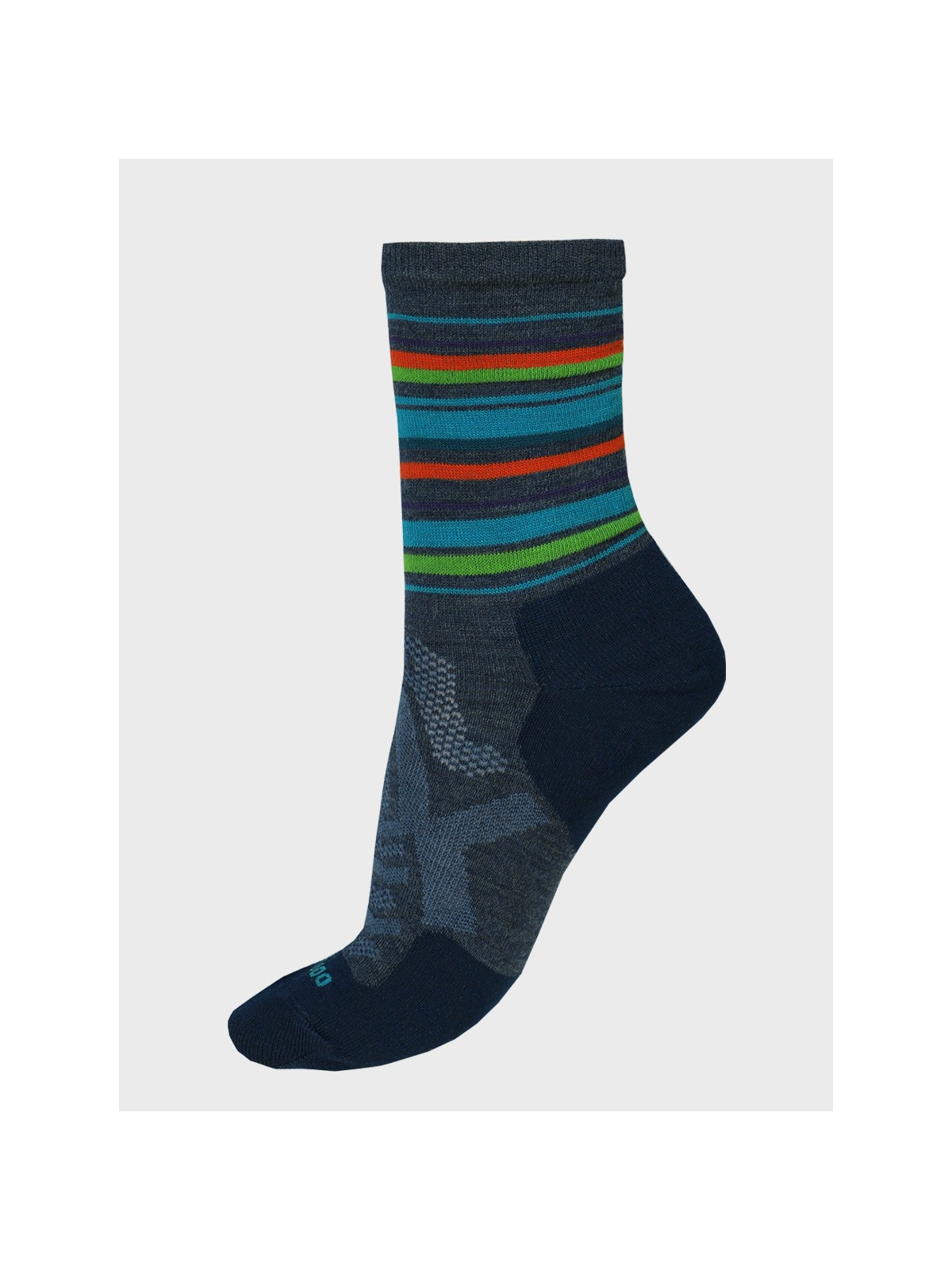 COMODO Skarpety Oddychające Wełniane Turystyczne 70% Wełna Merino Letnie Denim 43-46