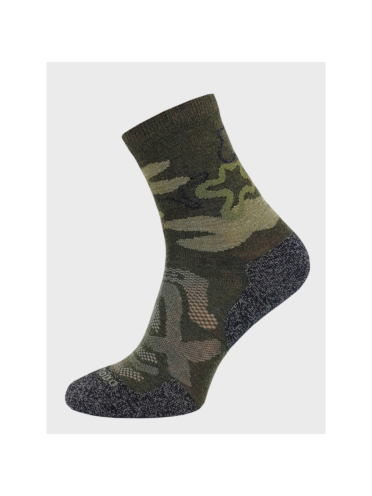 COMODO Skarpety Oddychające Wełniane Turystyczne 70% Wełna Merino Letnie Khaki 35-38