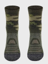 COMODO Skarpety Oddychające Wełniane Turystyczne 70% Wełna Merino Letnie Khaki 35-38