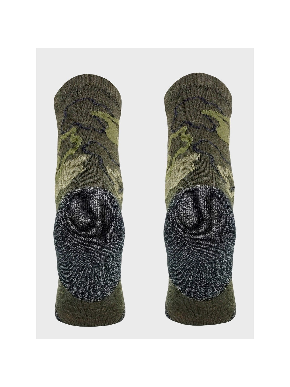 COMODO Skarpety Oddychające Wełniane Turystyczne 70% Wełna Merino Letnie Khaki 35-38