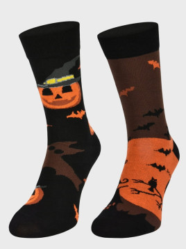 COMODO SKARPETY MĘSKIE DAMSKIE FUNNY SOCKS SM1/58 MOTYW HALLOWEEN 43-46