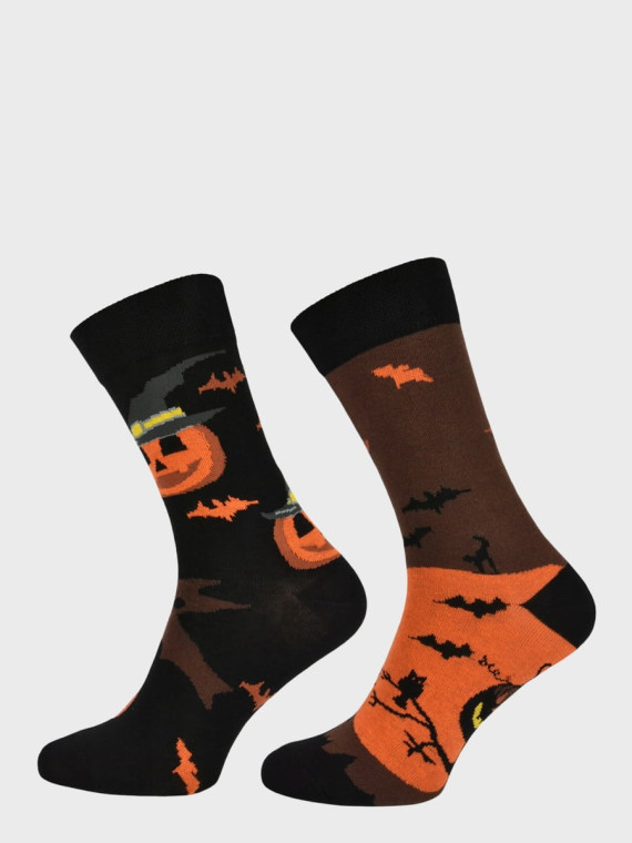 COMODO SKARPETY MĘSKIE DAMSKIE FUNNY SOCKS SM1/58 MOTYW HALLOWEEN 43-46