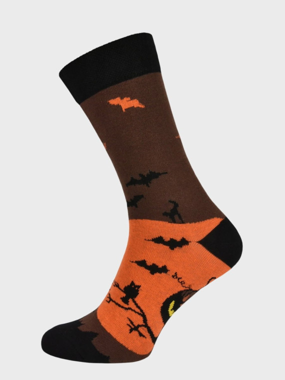 COMODO SKARPETY MĘSKIE DAMSKIE FUNNY SOCKS SM1/58 MOTYW HALLOWEEN 43-46