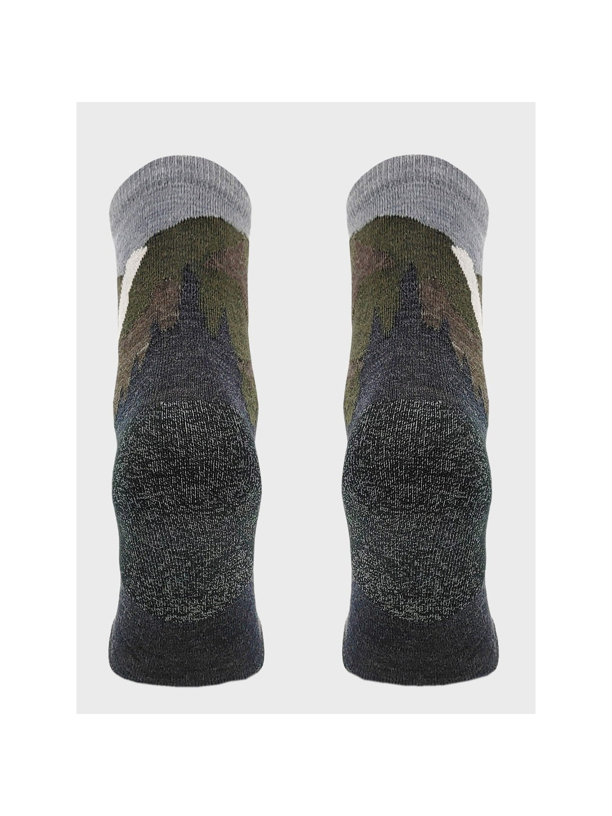 COMODO Skarpety Oddychające Wełniane Turystyczne 70% Wełna Merino Letnie w Góry Szare 43-46